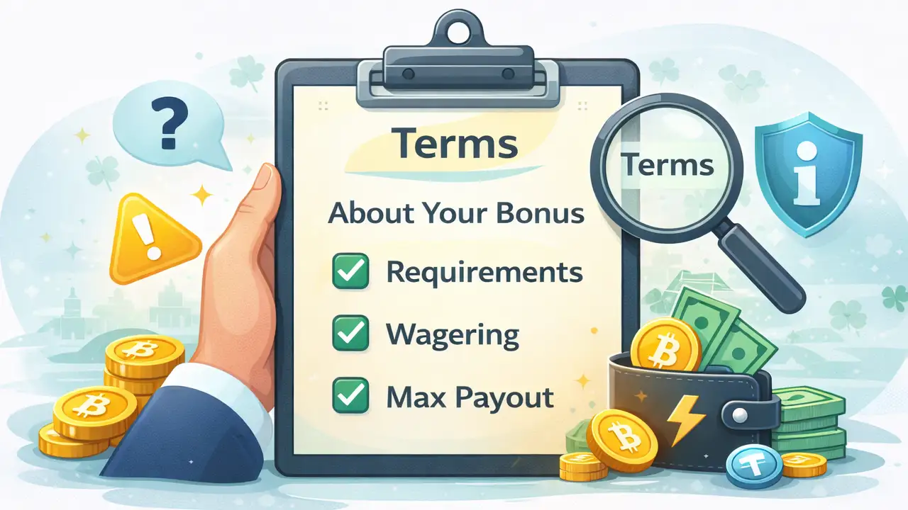 Understanding the Terms of a No KYC Crypto Casino No Deposit Bonus